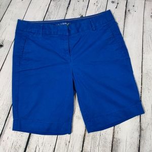 J. Crew Blue Stretch Summer Weight Chino Shorts 6
